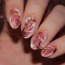 35 Leaf Nail Art Ideas Nenuno Creative Spring Nail Art Floral Nails Floral Nail Art