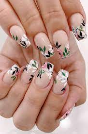 11 Spectacular Spring Nail Arts With Flowers Floral Designs To Apply Spring Nails Floral Nails Spring Nail Art
