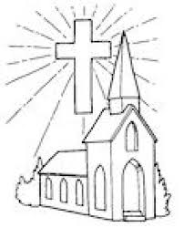 Church coloring pages include church buildings, stained glass windows, and church music. Church Coloring Page Coloring Pages For Kids And For Adults Coloring Home