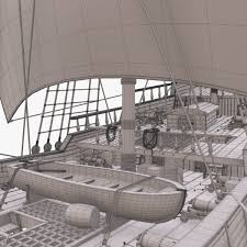 Ship Sanfrancisco 3d Model Turbosquid 1168975 In 2020 3d Model Model San Francisco