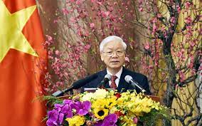 (cao) đúng thời khắc giao thừa thiêng liêng, tổng bí thư, chủ tịch nước nguyễn phú trọng thân ái gửi lời chúc tết tới toàn thể đồng bào, đồng chí và chiến sĩ cả nước, cộng đồng người việt nam. Lá»i Chuc Táº¿t Nguyen Ä'an Ká»· Há»£i Cá»§a Tá»•ng Bi ThÆ° Chá»§ Tá»‹ch NÆ°á»›c Nguyá»…n Phu Trá»ng
