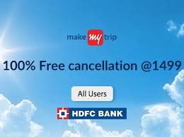 Makemytrip hdfc credit card offers on domestic flights: Mmt 100 Free Cancellation Double Black Offer For Hdfc Customers 1499 Make My Trip Travel Coupons Offer