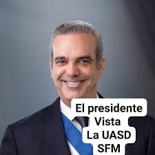 El presidente Luis abinader visita la intanción de la universidad UASD  recinto San Francisco con las manos vacías sin embargo la universidad  nordestana le dona 23 millones una universidad privada lo pobre