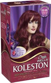 صبغة كوليستون لصبغ الشعر و تلوينه درجات اللون و الكتالوج و الاسعار اhair colors trendy hair colors koleston hair colors صبغ dyed hair wella koleston hair