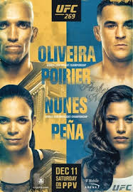 Poirier was a mixed martial arts event produced by the ultimate fighting championship that took place on december 11, 2021, . Fjdkhcdbg Otpm