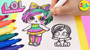 Supercoloring.com is a super fun for all ages: Lol Surprise Hairgoals Coloring Pages Coloring And Drawing