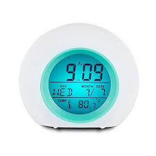 Timer function digital alarm clock 6 different nature sounds as the alarm music to wake you up 7 color changing. Vingtank Kids Alarm Clock Wake Up Digital Clock For Kids 7 Colors Changing Light Bedside Clock For Boys Girls Bedroom With Indoor Temperature Walmart Canada