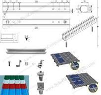Solar Metal Roof Mounting System, U Aluminum Rail, Cost ...