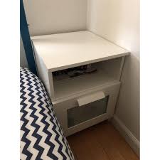 Ikea Brimnes Nightstand W 1 Drawer 1 Shelf Aptdeco