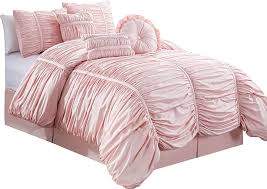 The set comes with elegant pleated flanges on shams. Bedding Chezmoi Collection Seafoam Green Shabby Chic Ruched Ruffle Comforter Set Home Garden