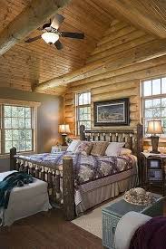 These log cabins have a distinct look that allows for certain decor that is rustic and vintage looking. 23 Wild Log Cabin Decor Ideas Log Home Bedroom Home Bedroom Log Homes