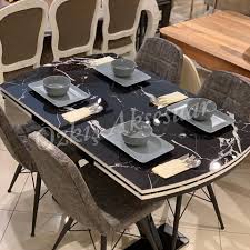 Ozkis Aksesuar Mermer Desenli Masa Cam Uzerine Mermer Facebook