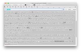 Then you will see the word count option, select it. How To Do A Word Count In Textedit On Mac Macworld Uk