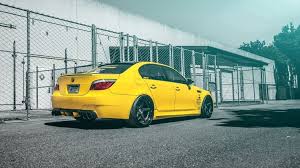 Yellow Bmw M5 Hd Free Download Wallpapers Bmw M5 Bmw M5 E60 Bmw