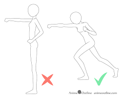 How To Draw Anime Poses Step By Step - Animeoutline