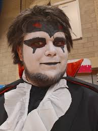 Stolas cosplay from Hazbin Hotel