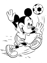 Mickey Mouse Playing Ball Coloring Pages Mickey Mouse Coloring Pages Kidsdrawing Free Coloring Pag Kleurplaten Disney Kleurplaten Boek Bladzijden Kleuren