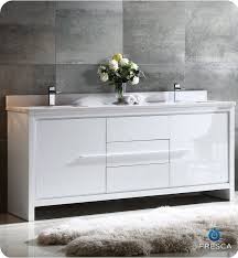 Fresca Fcb8172wh Cwh U Allier 72 White Modern Double Sink Bathroom Cabinet With Top Sinks Double Sink Bathroom Double Vanity Bathroom Double Sink Bathroom Cabinets