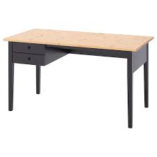 Arkelstorp Schreibtisch Schwarz Ikea Deutschland In 2020 Black Desk Desk With Drawers Ikea Desk