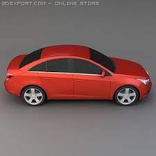I spent way to long on this.is this good? Chevrolet Cruze 3d Model In Sport Cars 3dexport