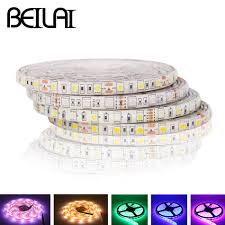 Beilai Smd 5050 Rgb Led Strip Waterproof 5m 300led Dc 12v Rgbw Rgbww Fita Led Light Strips Flexible Neon Tape Luz Monochrome Led Light Strip Flexible 5m 300ledsrgb Led Strip Waterproof Aliexpress