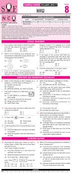 Nco Nso Imo Ieo Isko 2016 2017 Class 8 First Level Sample Papers Sample Paper Everyday Mathematics 1st Grade Worksheets