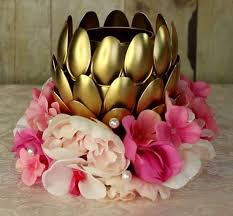 Diy Plastikloffel Kerzenhalter Basteln Mit Teenager Leichte Diy Bastelei Und Muttertagsgeschenke Diy