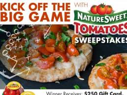 We organize and publish the best sweet tomatoes discount code every day. Nature Sweet Tomatoes Kick Off The Big Game Sweepstakes