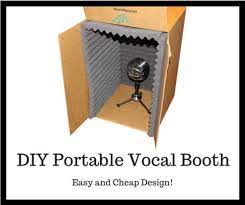 Diy Isolation Vocal Booth For Home Studio Recording On The Go Diy Vocal Booth Home Studio Home Studio Music