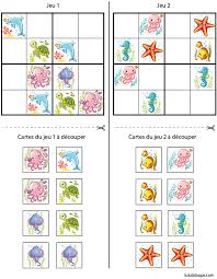 Nous vous proposons de constituer et personnaliser un livret de sudokus. Sudoku A Imprimer Les Animaux Marins Lulu La Taupe Jeux Gratuits Pour Enfants