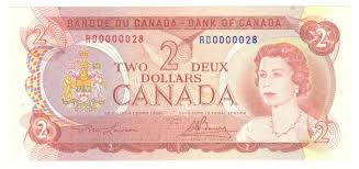 Coins And Canada Special Serial Number Banknotes