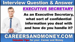 What Should Be The Qualities To Become A Good Secretary? Secretary Job  Interview Question And Answer - Youtube