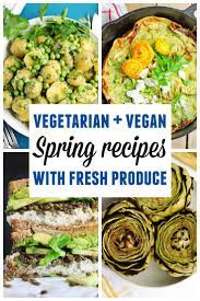 Vegetarian And Vegan Spring Recipes Archives Rhubarbarians Spring Recipes Vegetarian Farmers Market Recipes