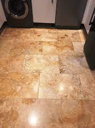You can use a wet mop periodically to clean the tiles. Uneven Travertine Floor Levelled And Polished In Ombersley Stone Cleaning And Polishing Tips For Travertine Floors