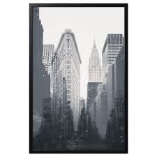 Bjorksta Picture And Frame New York City Black 30 X46 Ikea New York Pictures New York City New York
