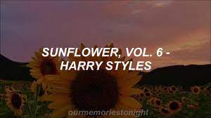 I would love people to listen to the whole album. Harry Styles Sunflower Vol 6 Lyrics Youtube