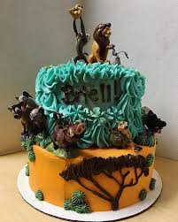 Lion King 2 Tier Cake Google Search Lion King Cakes Cake Tiered Cakes