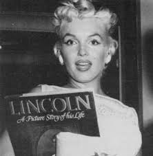 Happy Presidents' Day! 🇺🇸 Marilyn Monroe and her favorite US President,  Abraham Lincoln From The Marilyn Encyclopedia: The 16th president of the  United States, the man who led the Union to victory