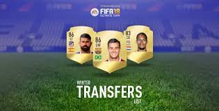 Fifa 19 enes ünal cardtype card rating, stats, attributes, price trend, reviews. Fifa 18 Winter Transfers Complete And Updated Players List