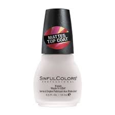 A matte top coat lets you put an unexpected twist on the look of your nail polish and it's an effect that can be leveraged for all sorts of interesting nail art designs. Sinful Colors Professional Matte Top Coat Big W