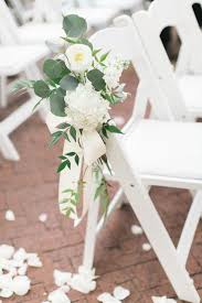 Classic Southern Wedding Ceremony Flowers Aisle Wedding Ceremony Chairs Wedding Ceremony Flowers