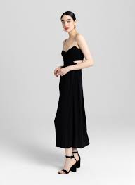 A L C Sienna Dress In Black Bold Dresses Dresses Pleated Midi Skirt