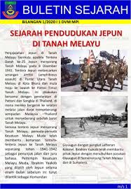 Apakah iktibar yang boleh diambil daripada peristiwa pendudukan jepun di tanah melayu? Buletin Sejarah Converted Flip Ebook Pages 1 8 Anyflip Anyflip