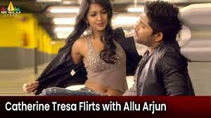 Catherine Tresa flirts with Allu Arjun | Iddarammayilatho | Telugu Movie  Scenes @SriBalajiMovies - YouTube