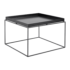 When the tray top is in place, it can be used as a bedside table or coffee table, and when the tray top is removed, it becomes a regular tray that can be used to carry items. Buy Hay Tray Coffee Table Black Amara