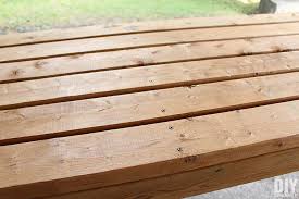 You can clamp these all together (just don't glue all of the legs to each other!). How To Build A 2x4 Outdoor Bar Table The Diy Dreamer