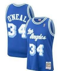 Los angeles (cbsla) — the los angeles lakers have new uniforms designed by shaquille the former player was this year's pick to design the city edition lakers new jersey. Shaq Blue Lakers Jersey Online Shopping Has Never Been As Easy
