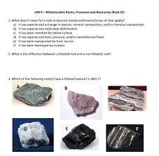 All three rock types can be melted to form a magma. Lab 9 Metamorphic Rocks Processes And Resources Chegg Com