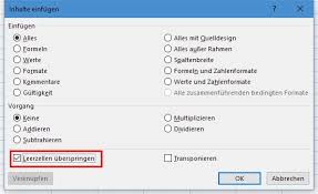 Hier finden sie eine anleitung für den chrome browser. Excel Bereichsdaten Ohne Leere Zellen Einfugen