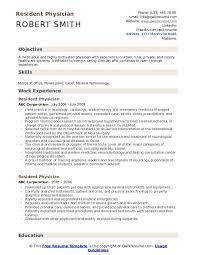 The cool samples of cv and resume. Resident Physician Resume Samples Qwikresume
